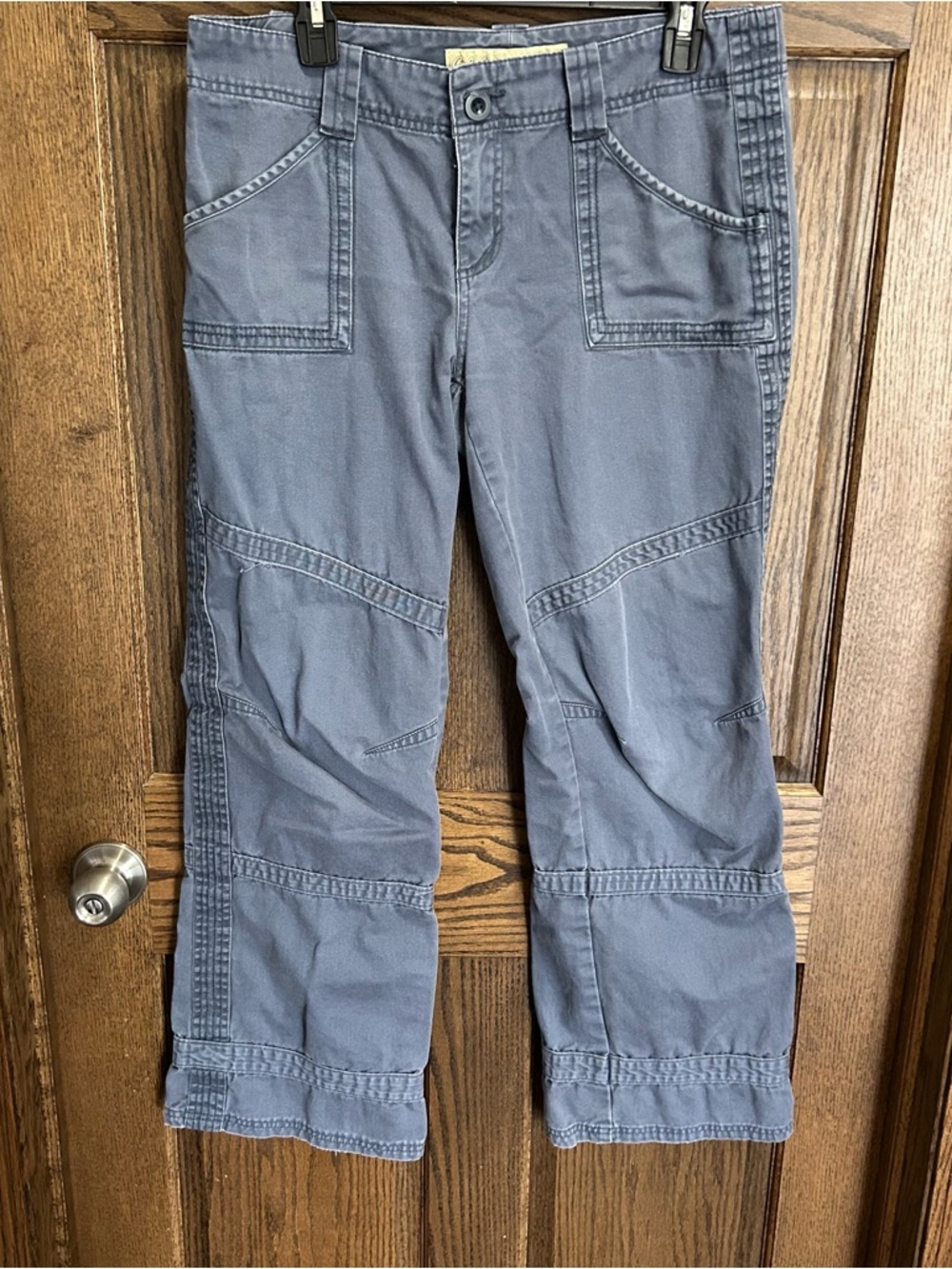 Cabela's Women's Boot Cut Flare Utility Pants in Slate Blue